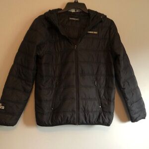 MEMBERS ONLY JACKET , black, polyester & nylon